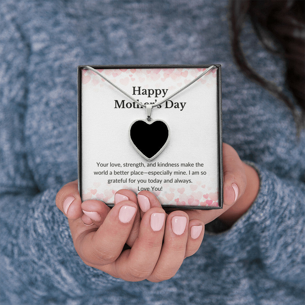 Custom Photo Necklace for Moms-Your Love & Strength