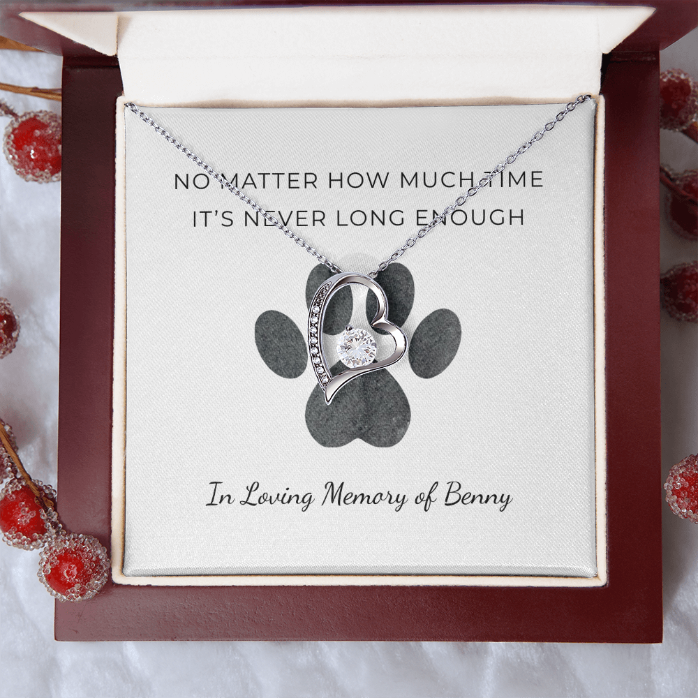 Personalized Pet Remembrance-Forever Love Necklace