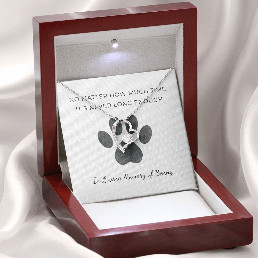 Personalized Pet Remembrance-Forever Love Necklace