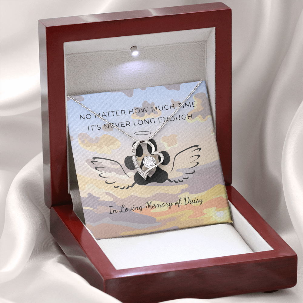 Personalized Pet Remembrance-Forever Love Necklace