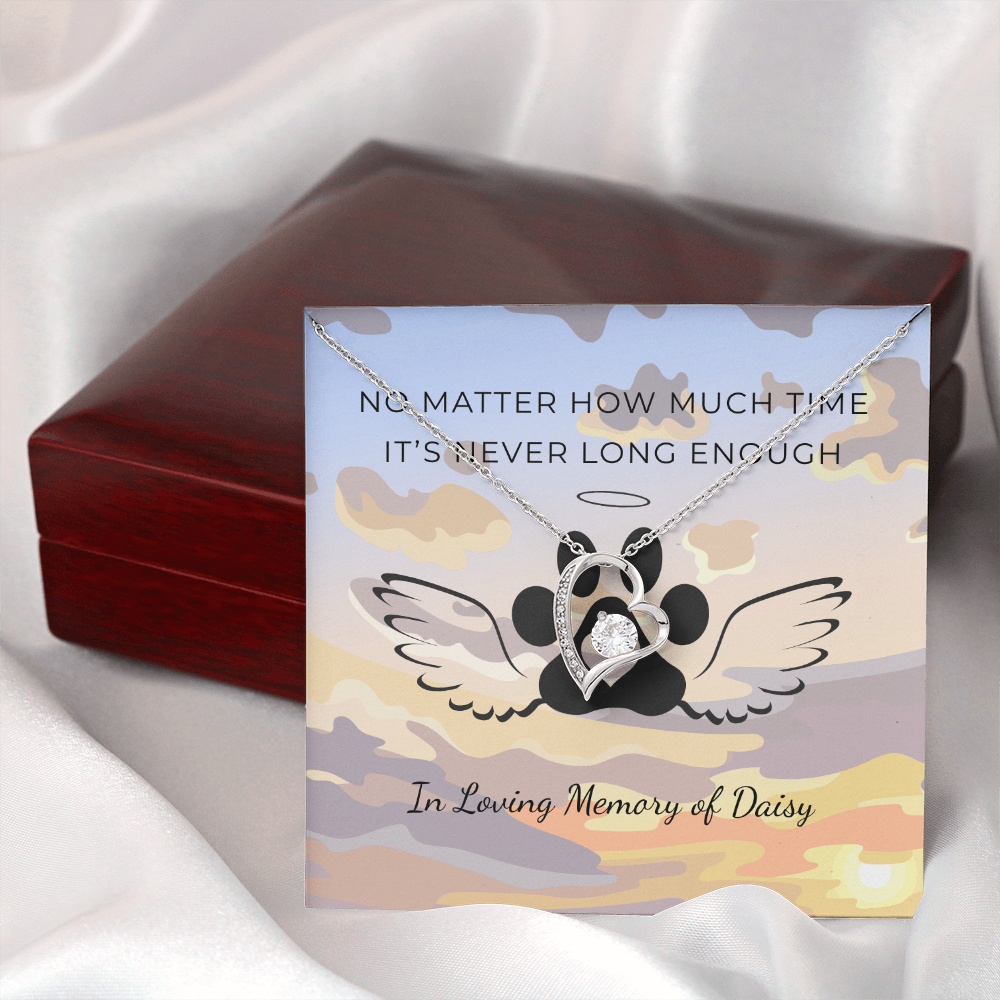 Personalized Pet Remembrance-Forever Love Necklace