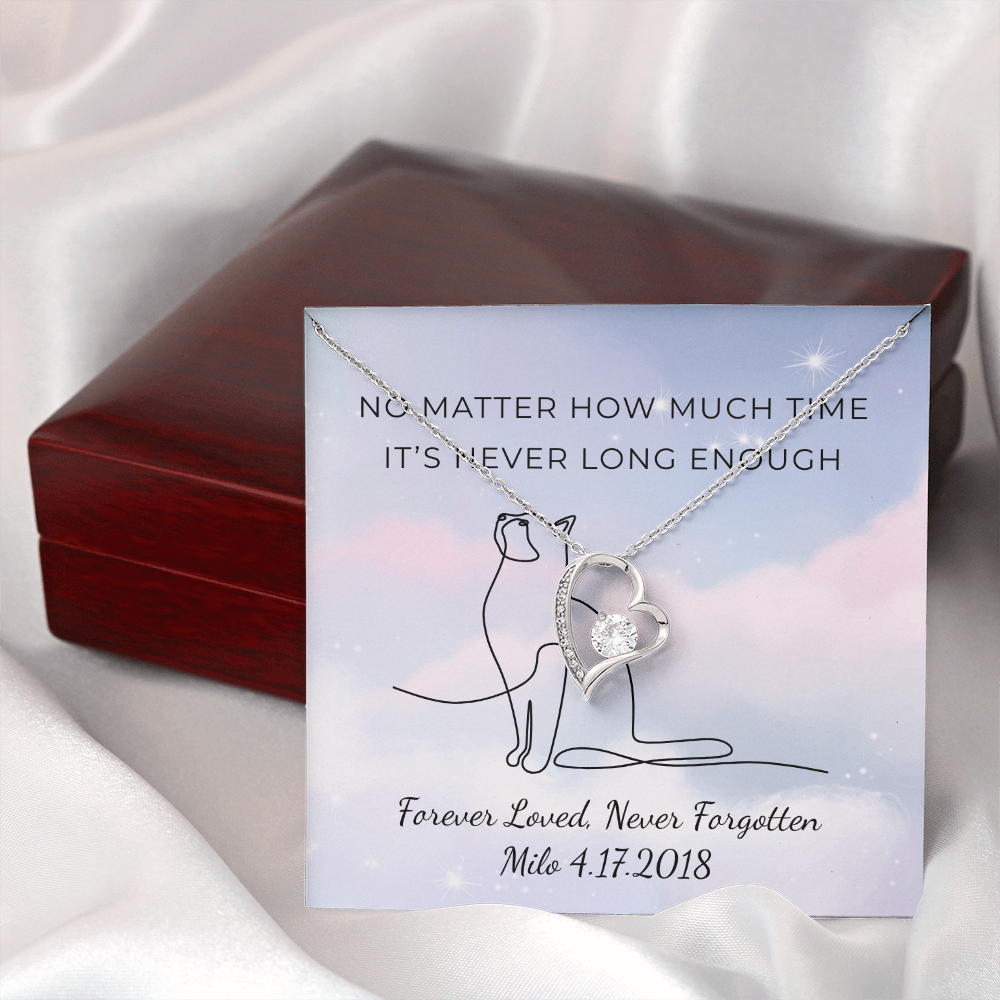 Personalized Pet Remembrance-Forever Love Necklace