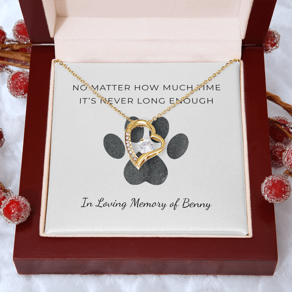 Personalized Pet Remembrance-Forever Love Necklace