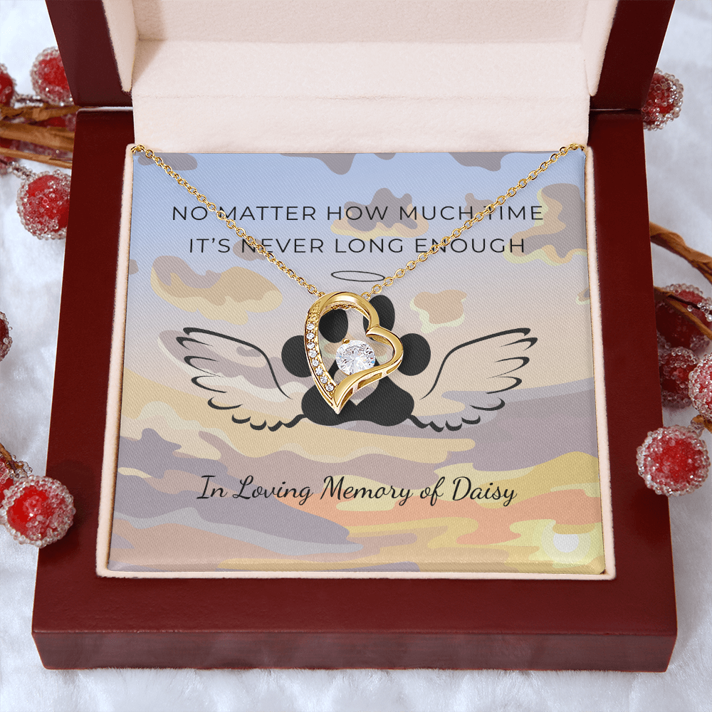Personalized Pet Remembrance-Forever Love Necklace