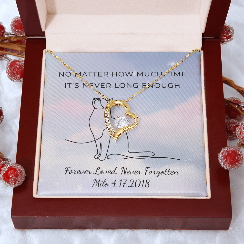 Personalized Pet Remembrance-Forever Love Necklace
