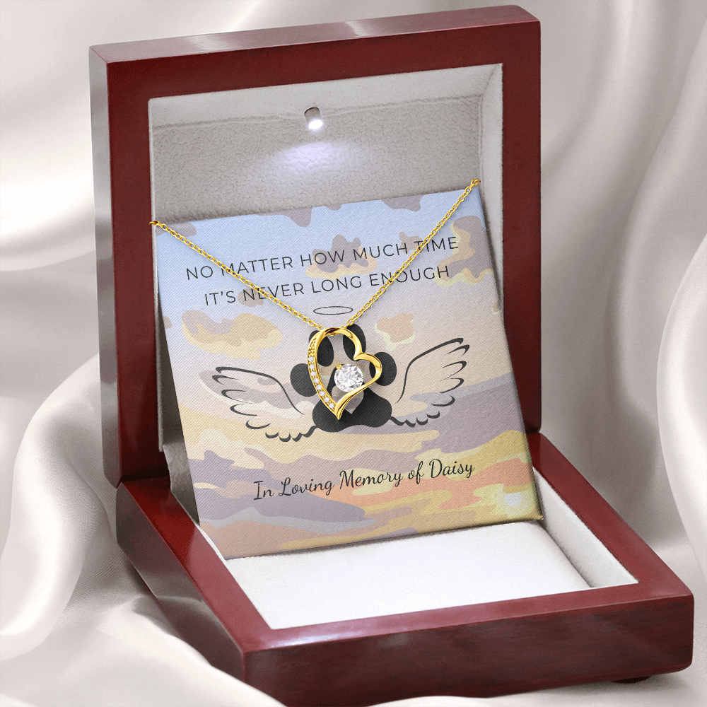 Personalized Pet Remembrance-Forever Love Necklace