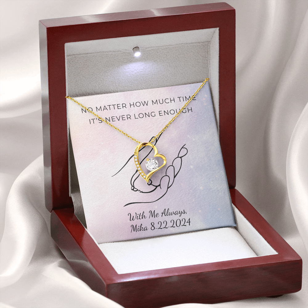 Personalized Pet Remembrance-Forever Love Necklace