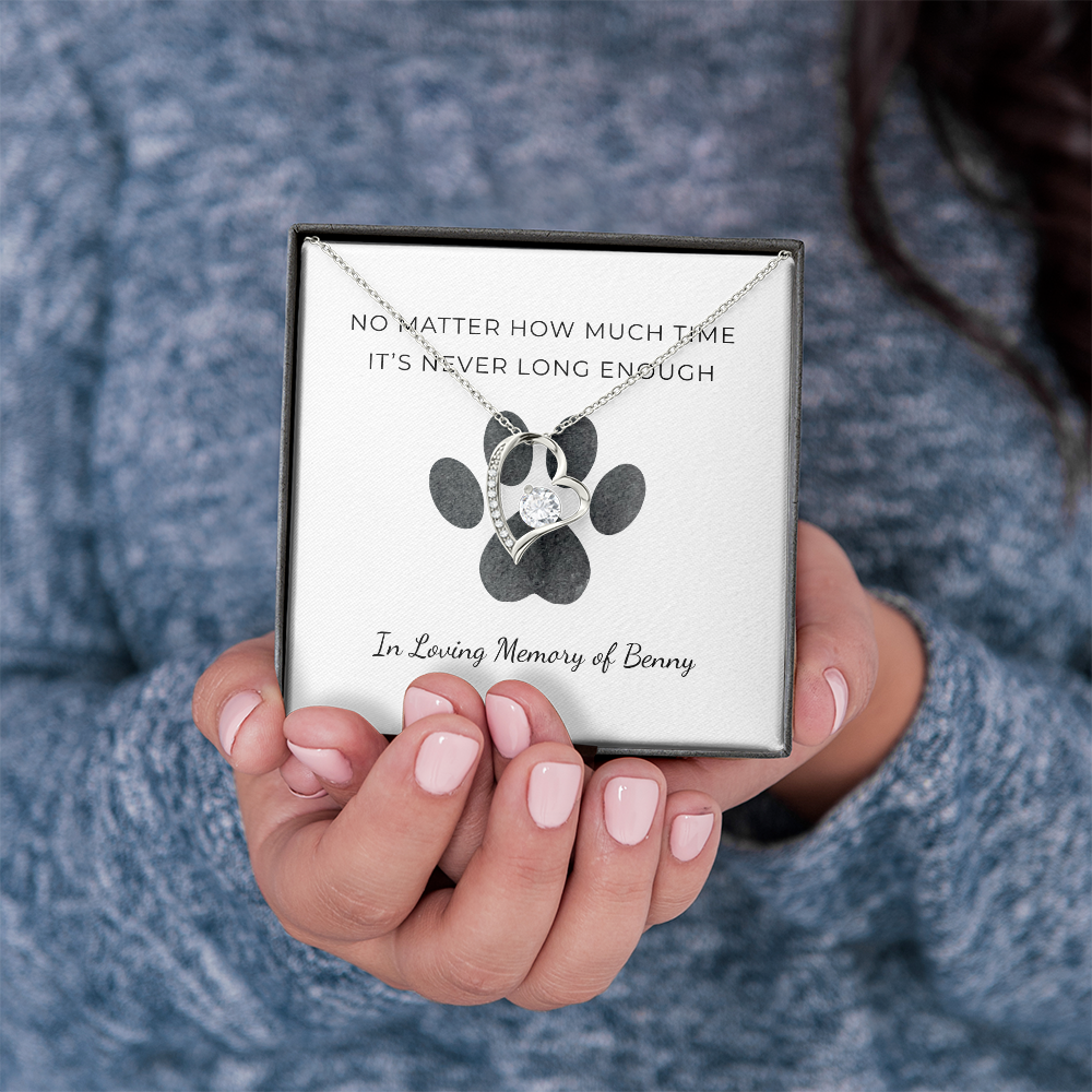 Personalized Pet Remembrance-Forever Love Necklace