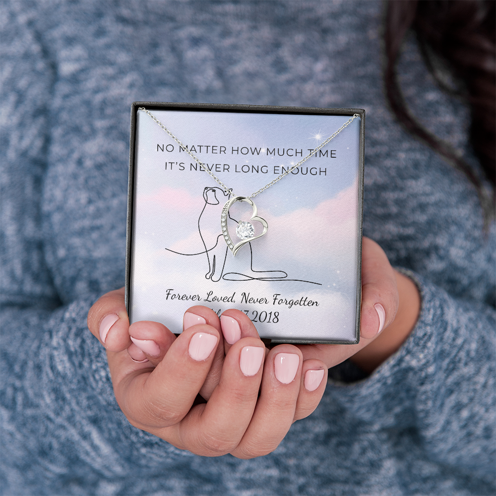 Personalized Pet Remembrance-Forever Love Necklace