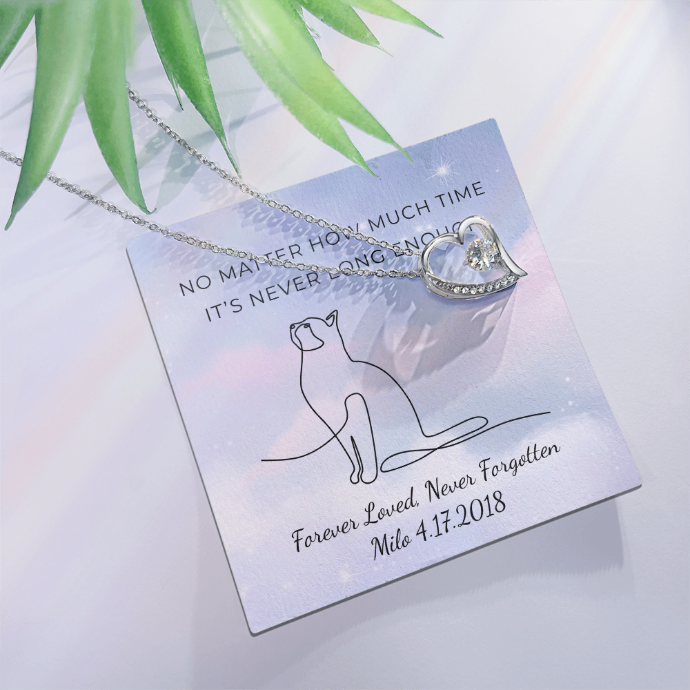 Personalized Pet Remembrance-Forever Love Necklace