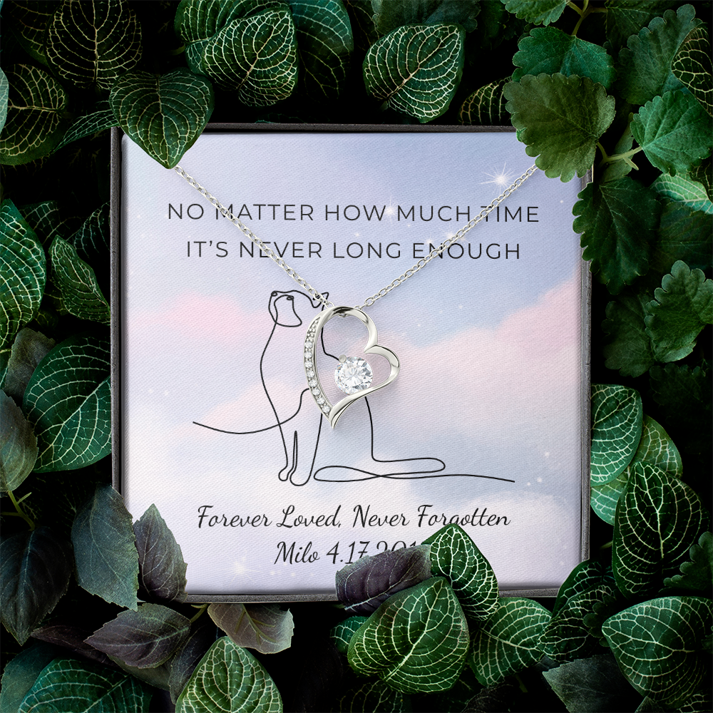 Personalized Pet Remembrance-Forever Love Necklace