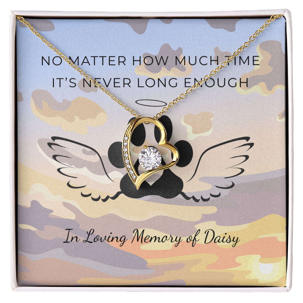 Personalized Pet Remembrance-Forever Love Necklace