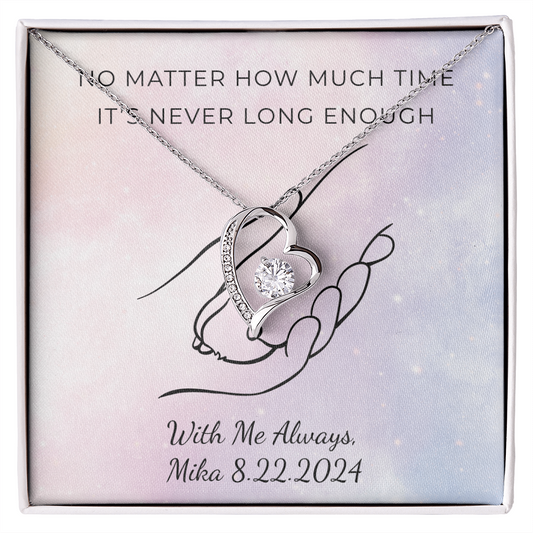 Personalized Pet Remembrance-Forever Love Necklace